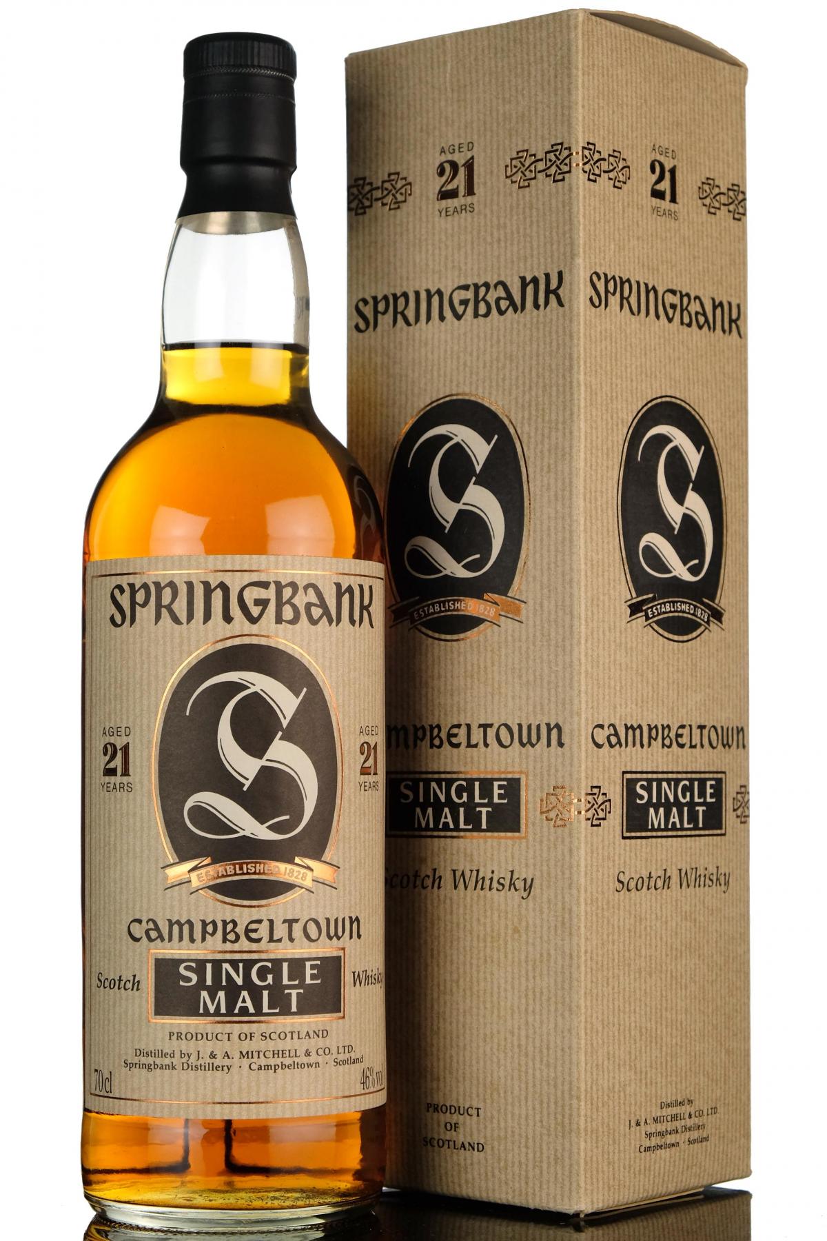 Springbank 21 Year Old