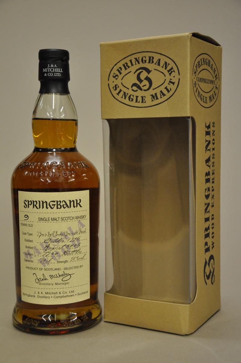 Springbank 1996-2006 - 9 Year Old - Marsala Wood