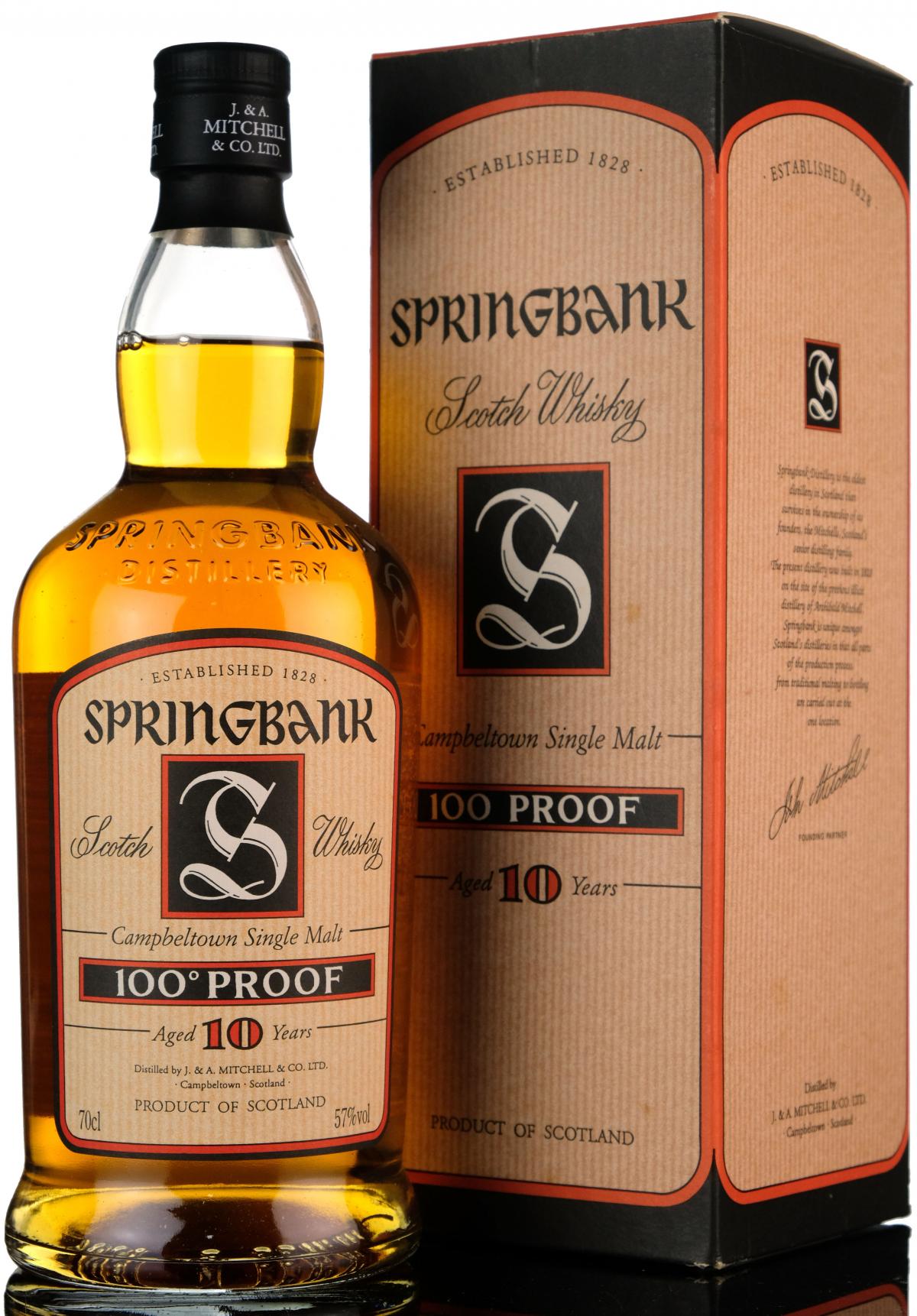 Springbank 10 Year Old - 100 Proof