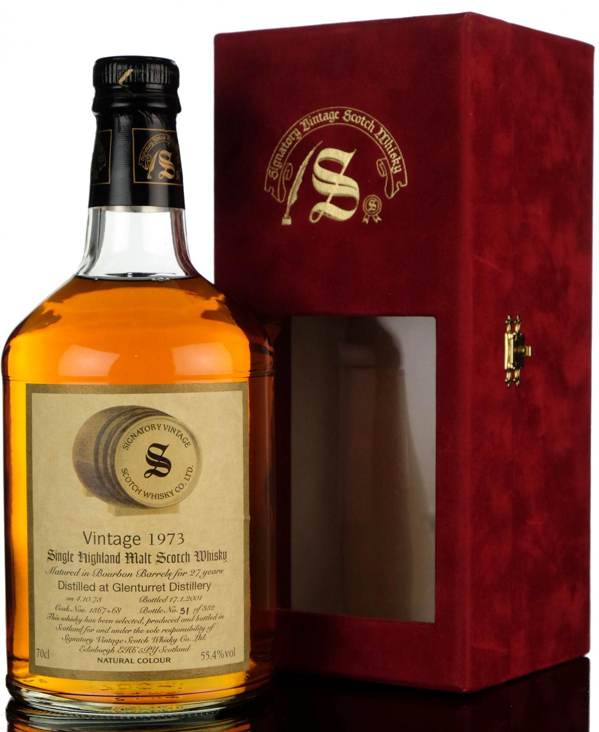 Glenturret 19732001 27 Year Old Signatory Vintage