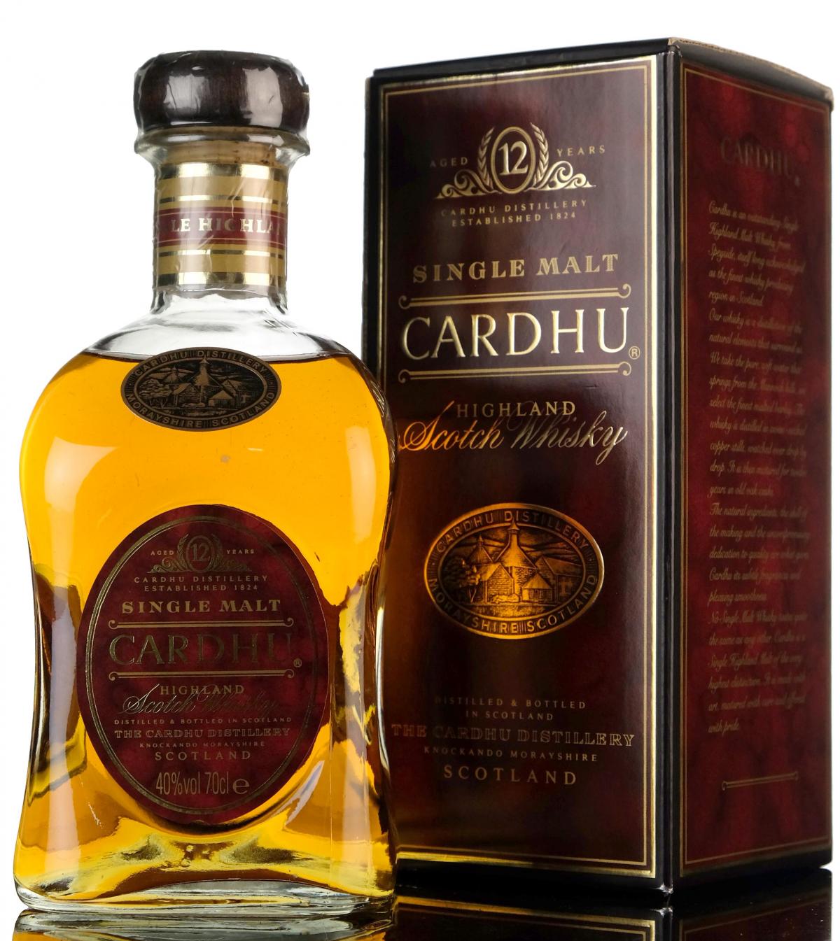 Cardhu 12 Year Old