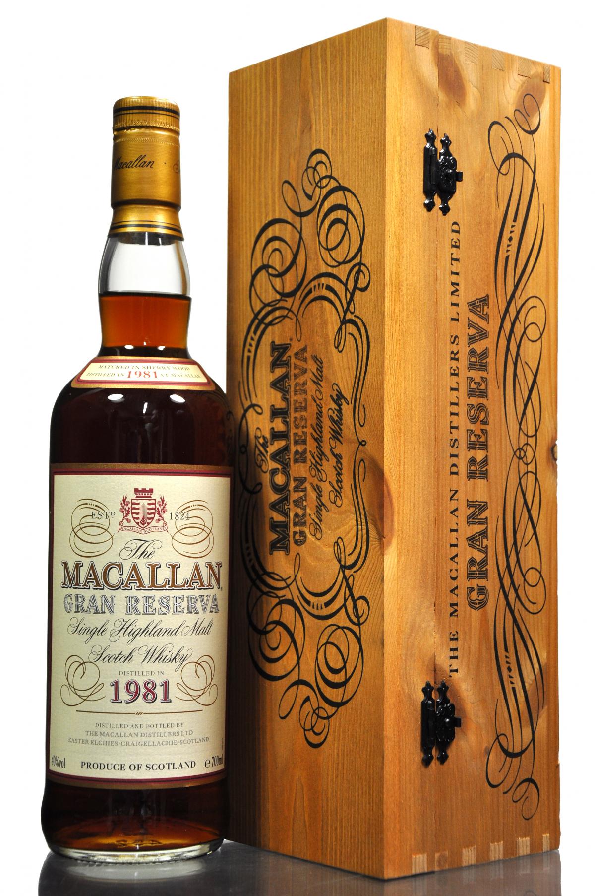 Macallan 1981 - Gran Reserva