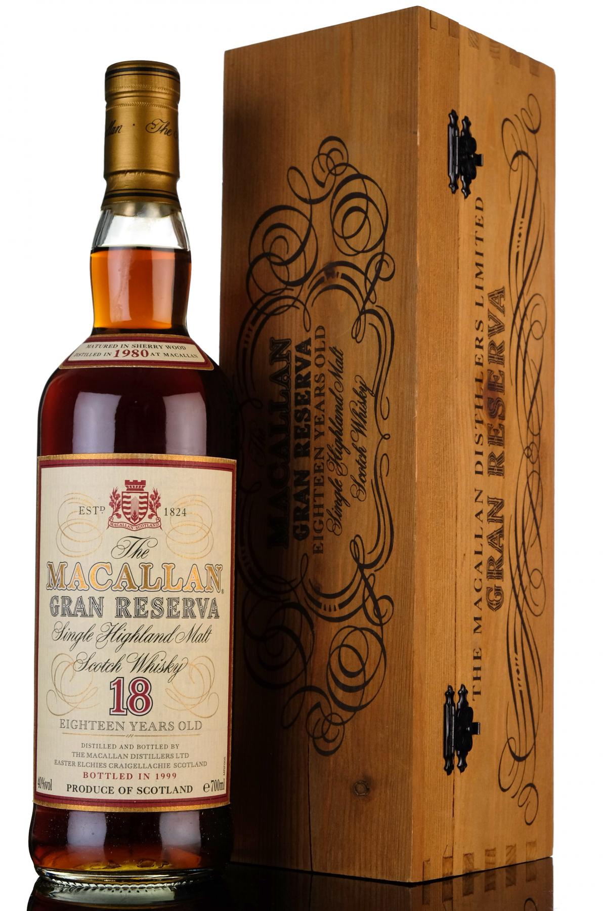 Macallan 1980-1999 - 18 Year Old - Gran Reserva