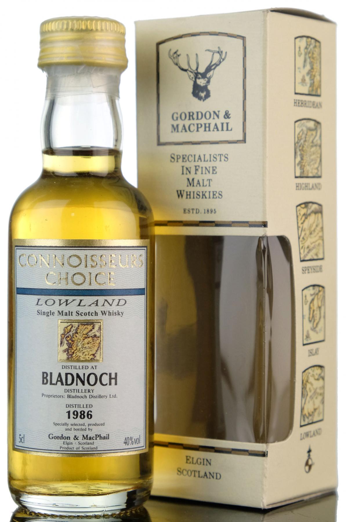Bladnoch 1986 - Connoisseurs Choice Miniature