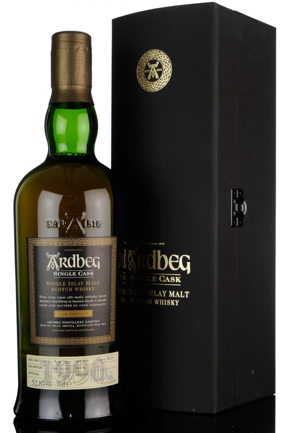 Ardbeg 1990-2007 - Single Cask 86