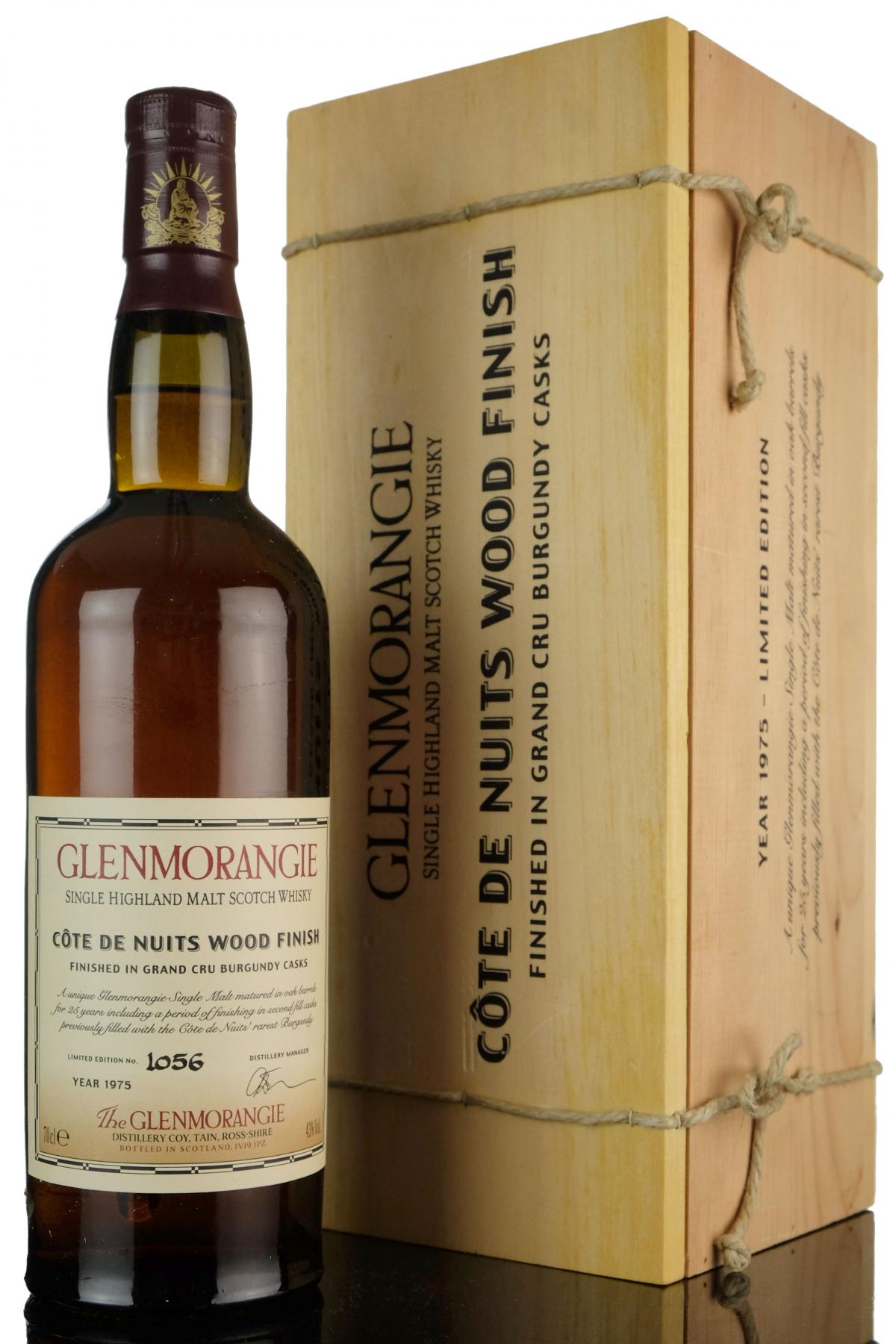 Glenmorangie 1975 - Cote De Nuits Wood Finish