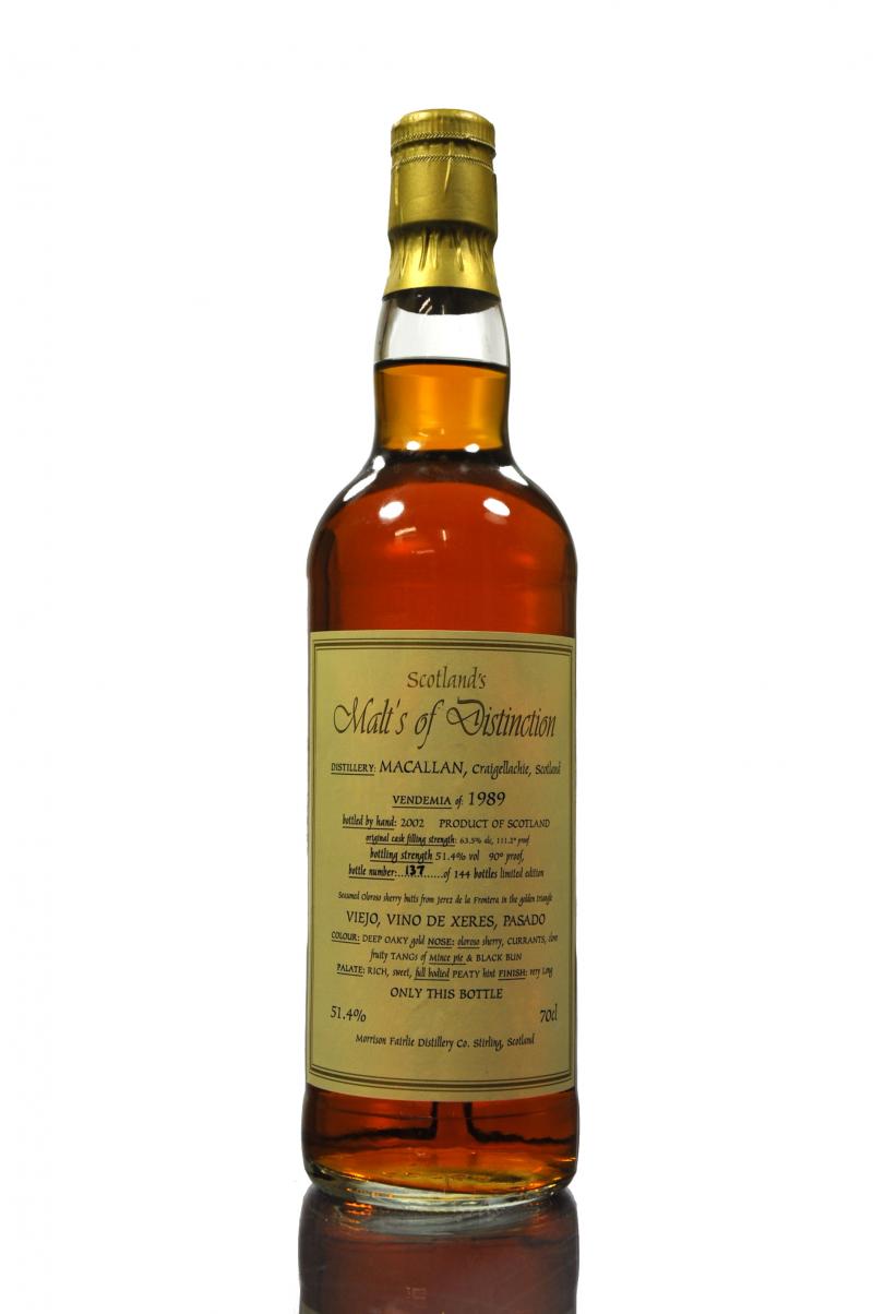 Macallan 1989 - Malts Of Distinction