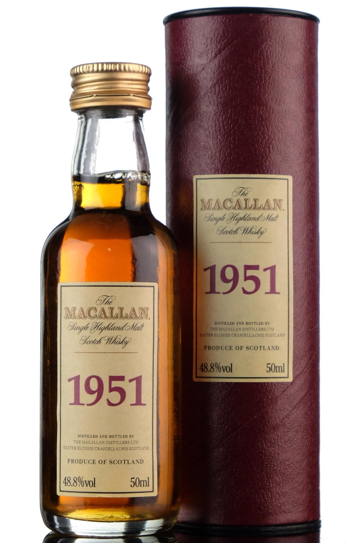 Macallan 1951 Miniature