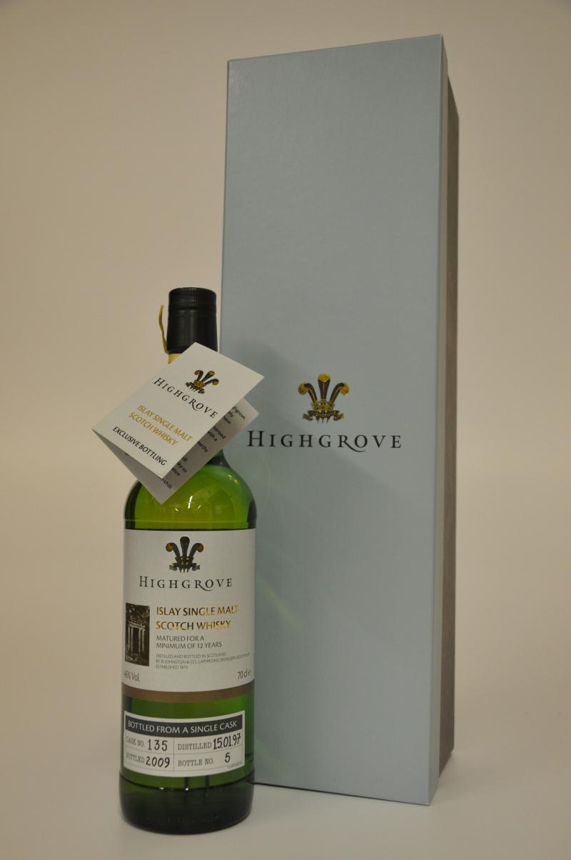 Laphroaig 1997-2009 - 12 Year Old - Highgrove - Single Cask 135