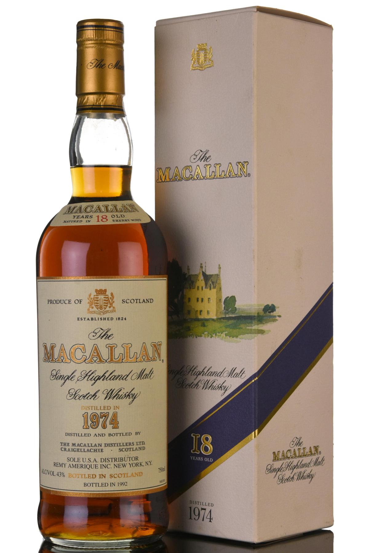 Macallan 1974-1992 - 18 Year Old