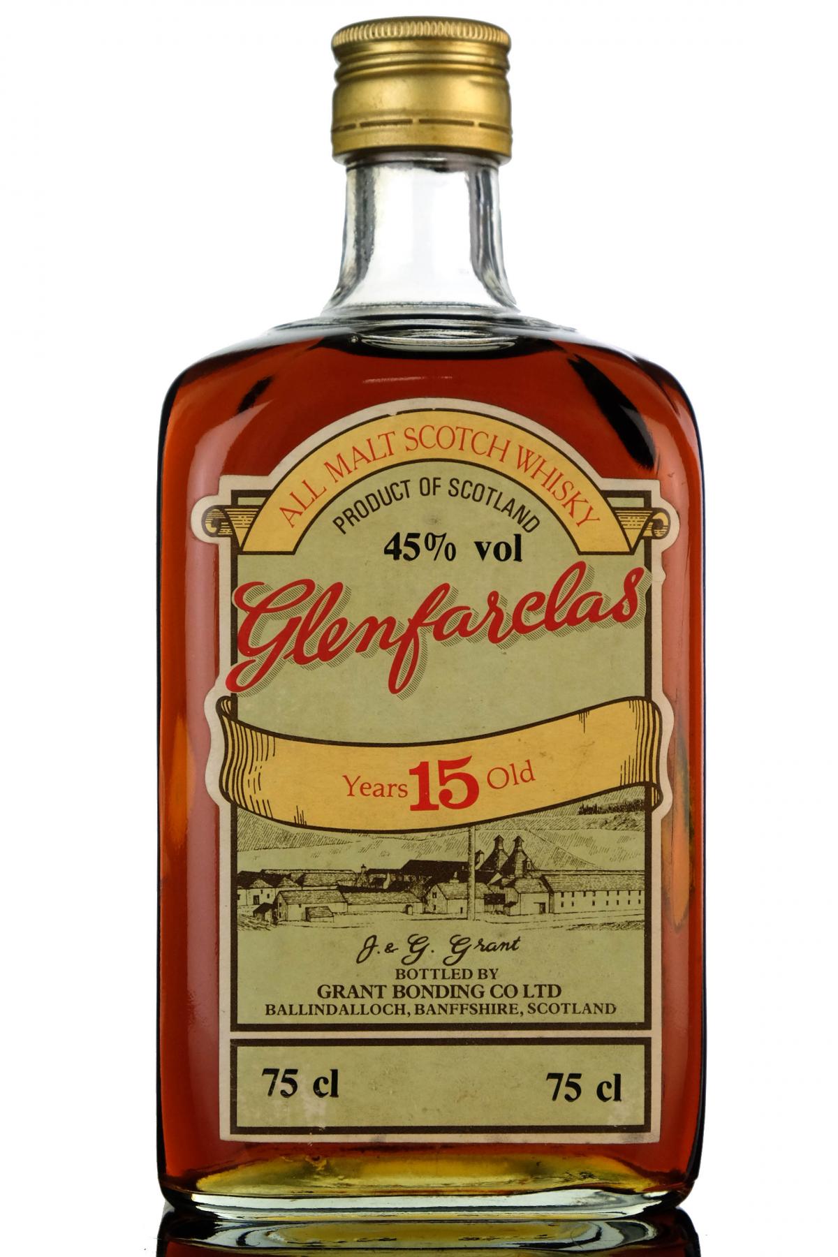 Glenfarclas 15 Year Old - 1970s - 45%