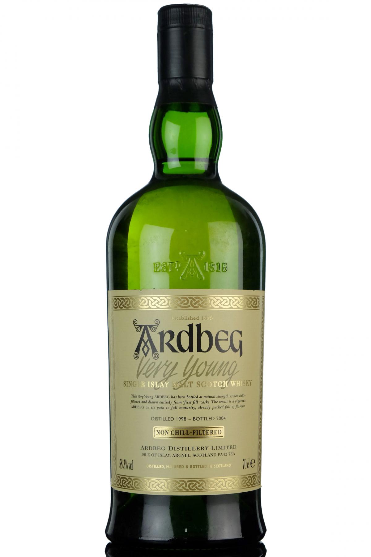 Ardbeg 1998-2004 - Very Young