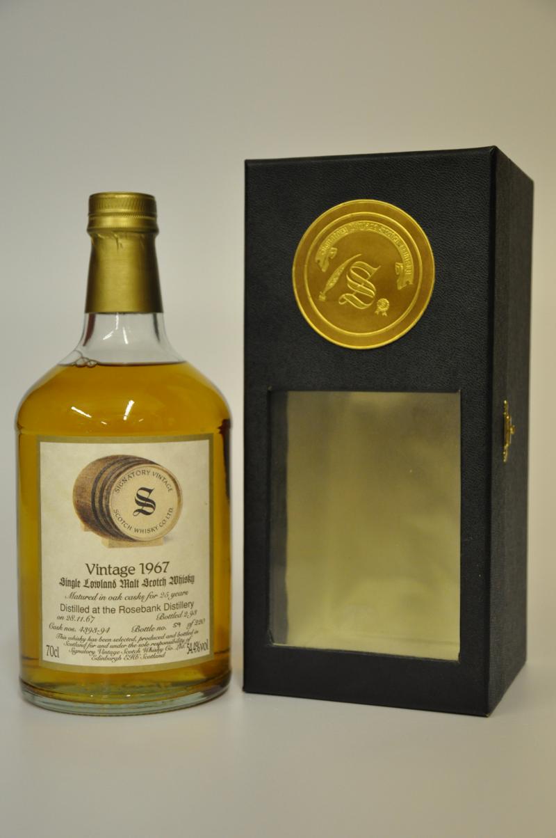 Rosebank 1967-1993 - 25 Year Old - Signatory Vintage