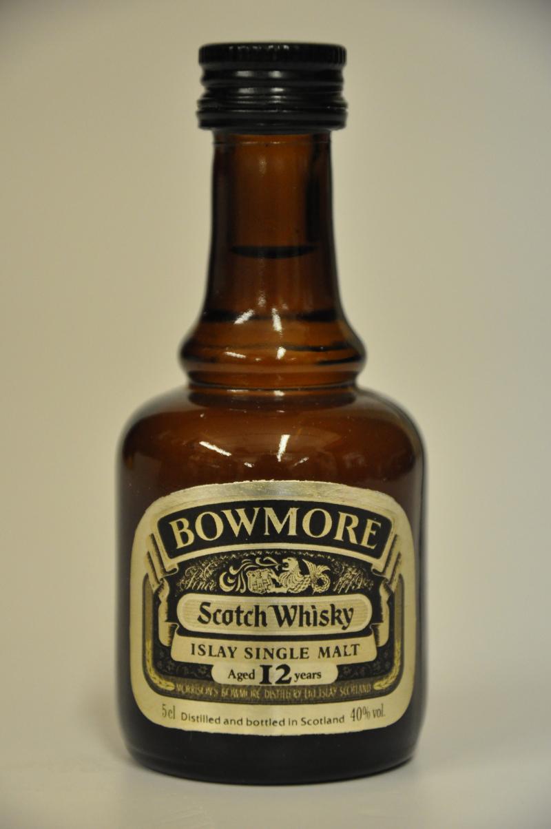 Bowmore 12 Year Old Dumpy - 1980s - Miniature
