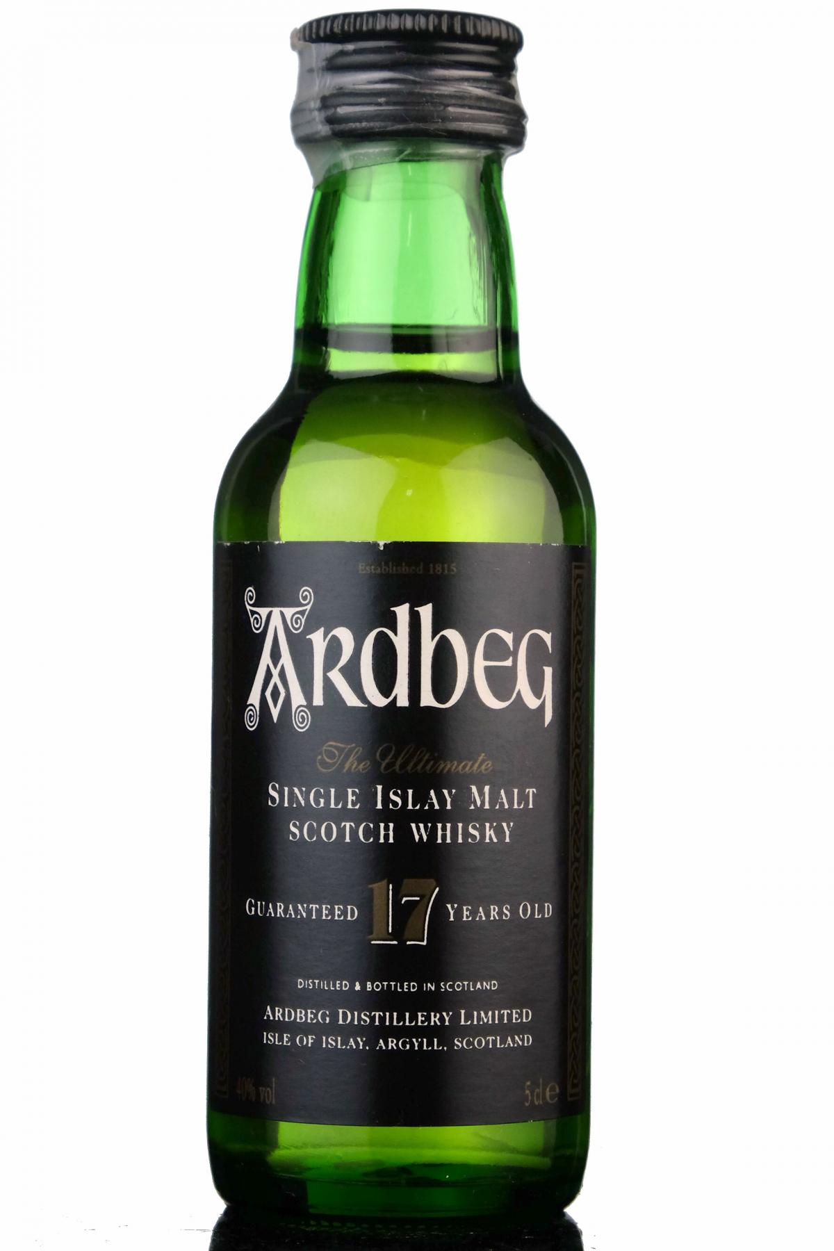 Ardbeg 17 Year Old Miniature