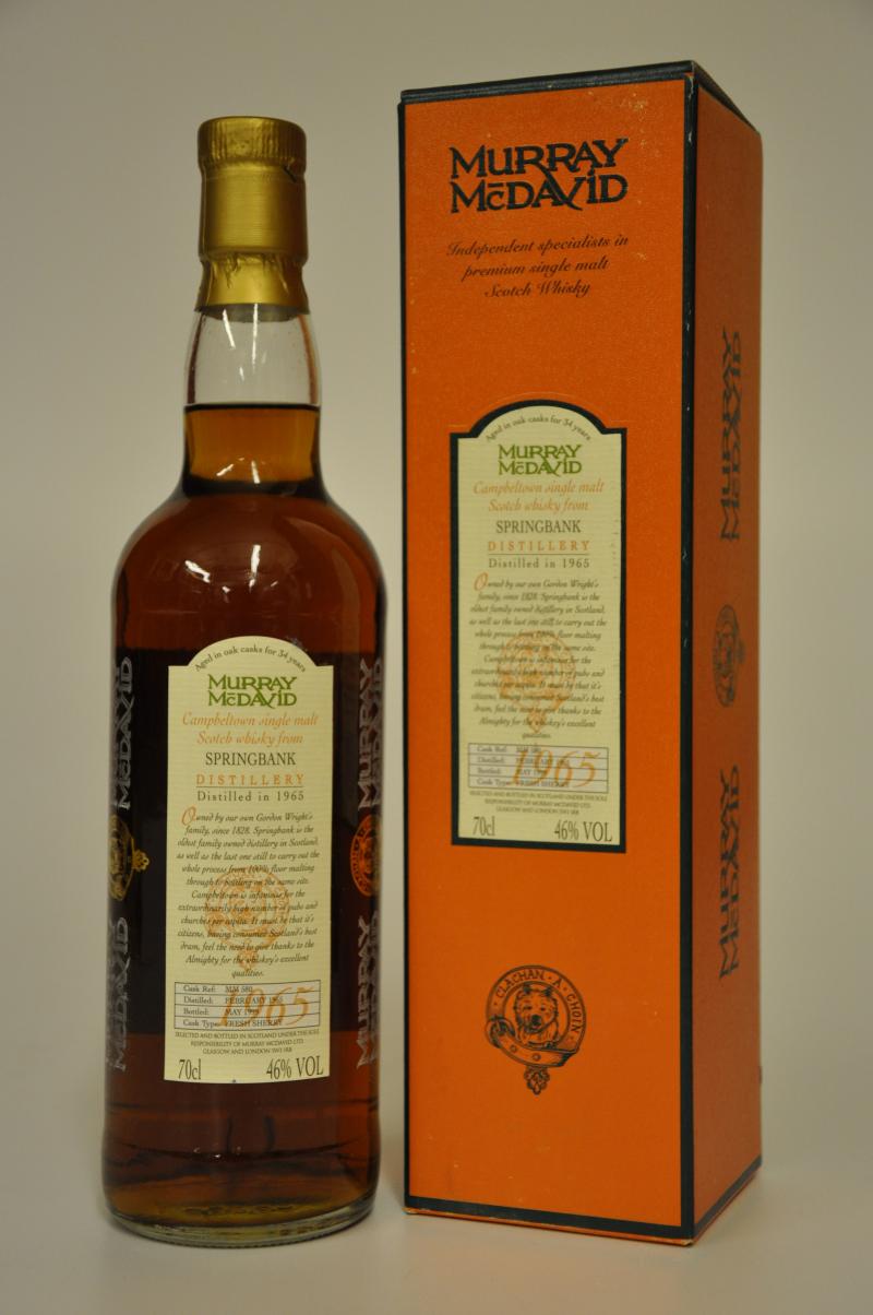 Springbank 1965-1999 - 34 Year Old - Murray McDavid - Single Cask 580