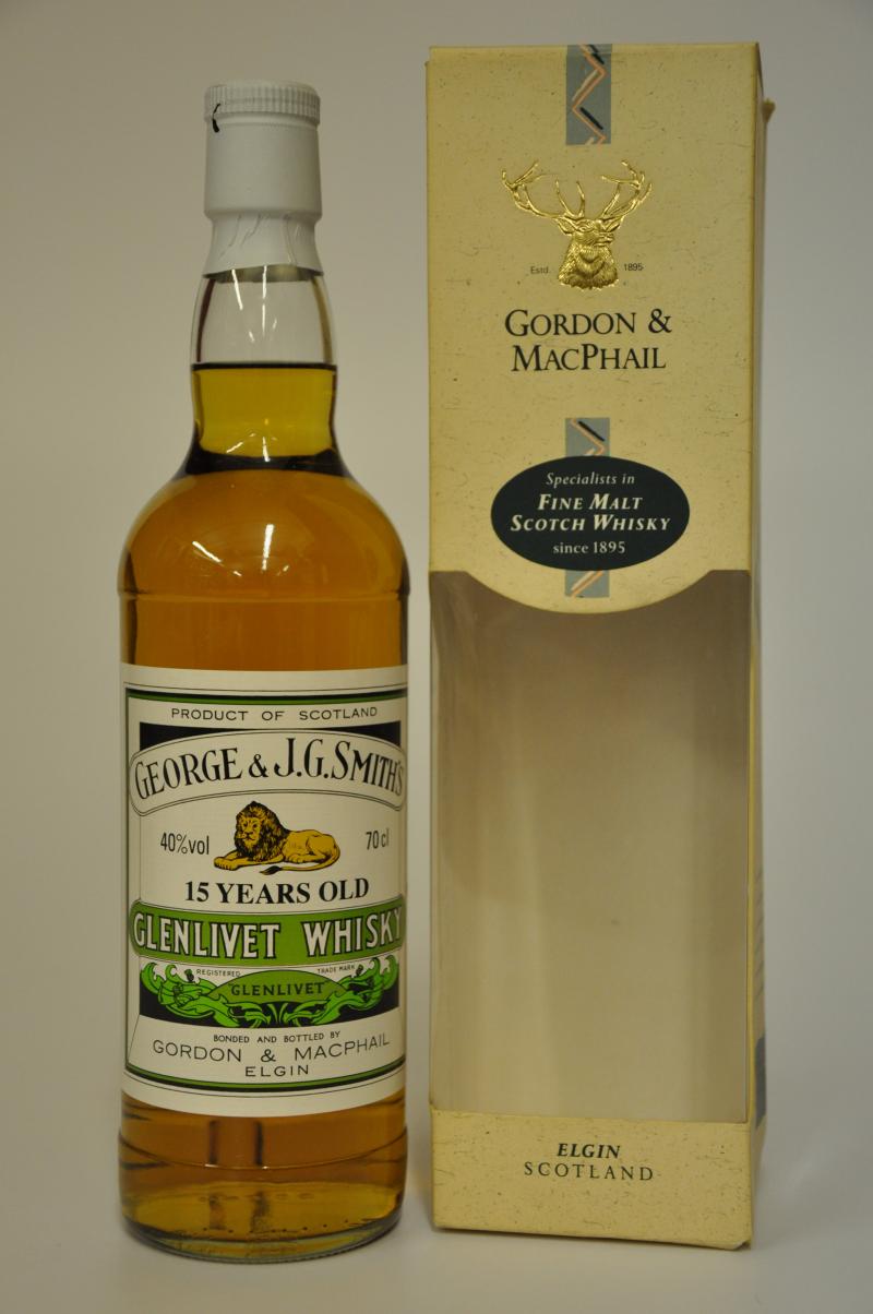 Glenlivet 15 Year Old - Gordon & MacPhail - 1990s