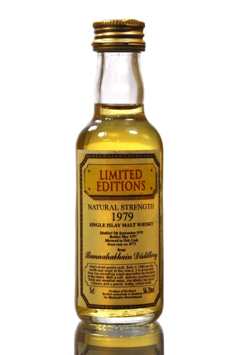 Bunnahabhain 1979-1997 - Limited Editions - Blackadder Miniature