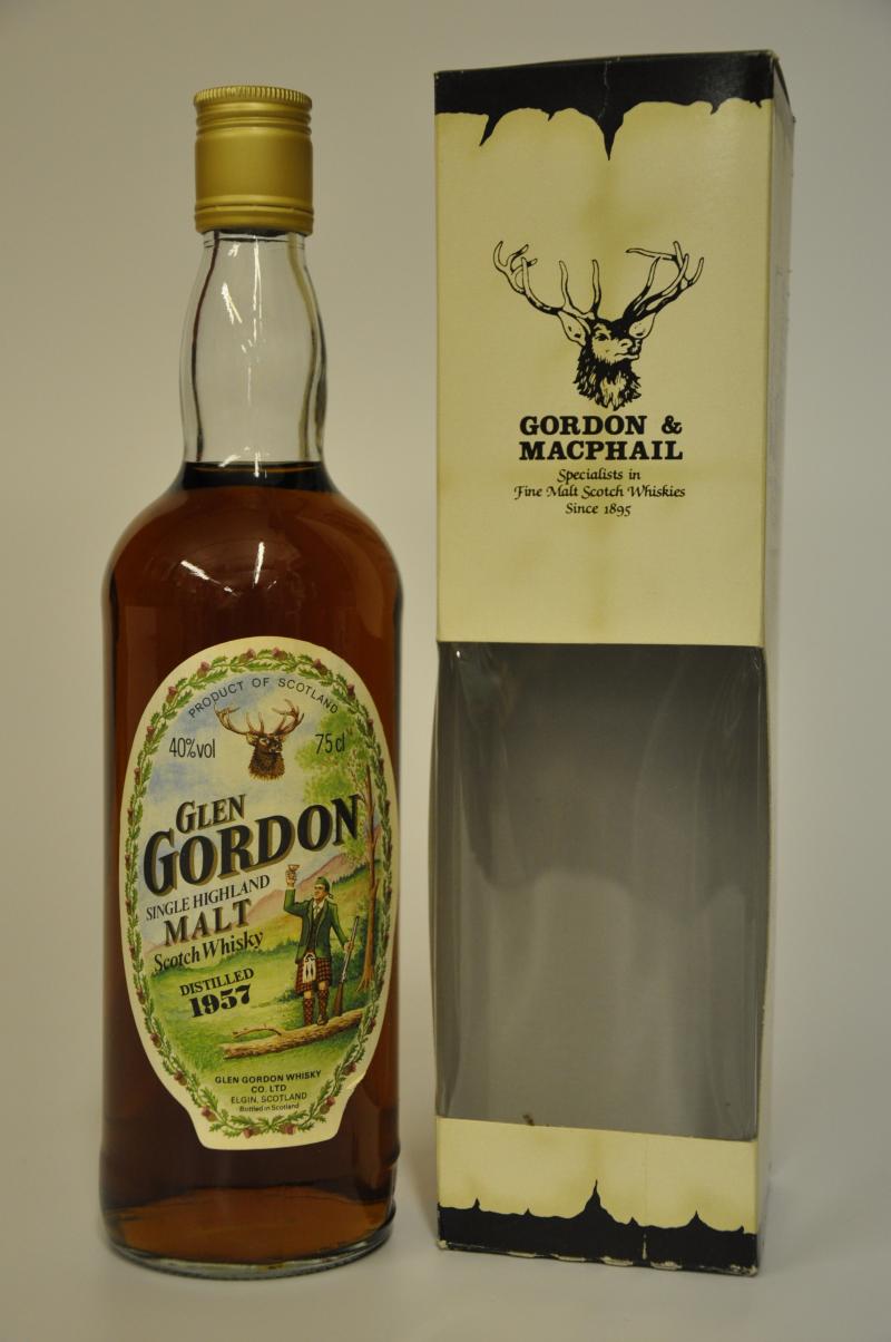 Glen Gordon 1957 - Gordon & MacPhail Bottling