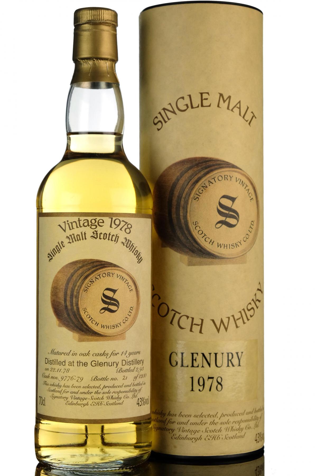 Glenury 1978 - 1993 14 Signatory Vintage Casks 977679