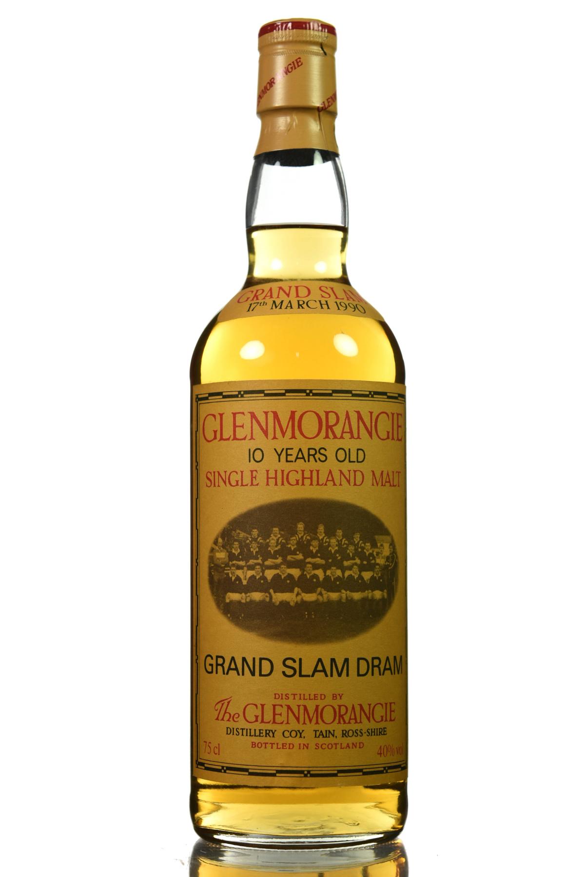 Glenmorangie 10 Year Old - Grand Slam Dram 1990