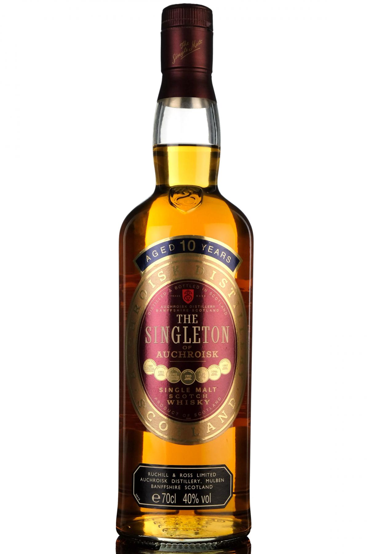 Singleton Of Auchroisk 10 Year Old - Circa 2000