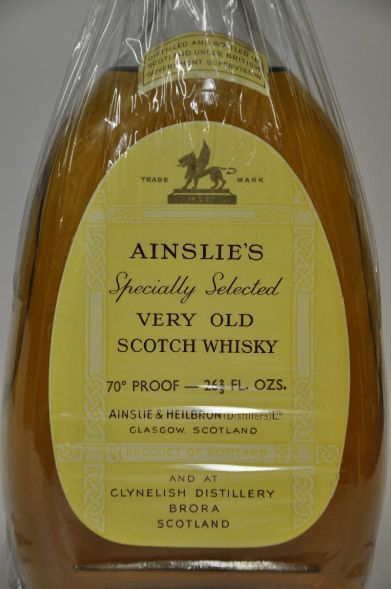 Ainslie\'s Specially Selected Blended Scotch Whisky