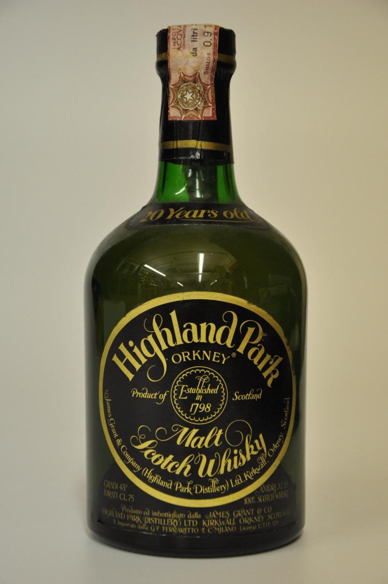 Highland Park 20 Year Old - 1970s