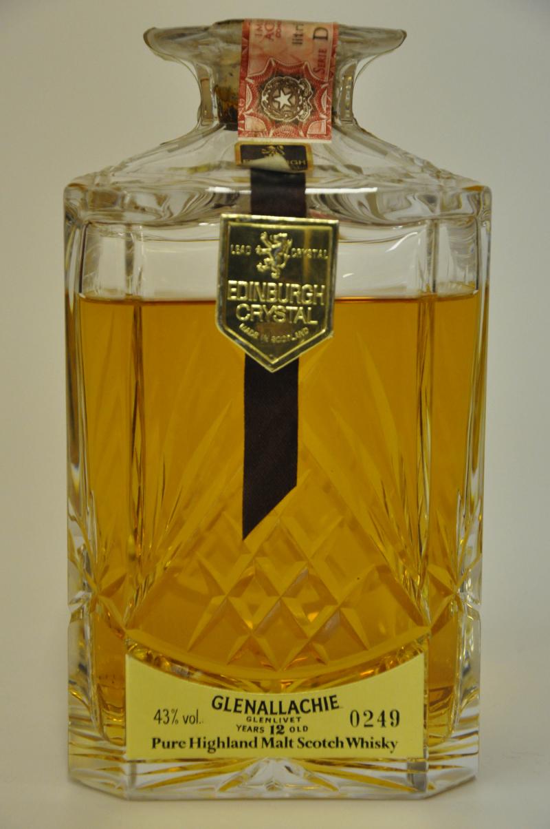 Glenallachie 12 Year Old - Crystal Decanter