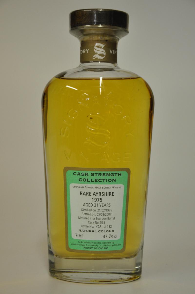 Rare Ayrshire 1975-2007 - 31 Year Old - Signatory Vintage