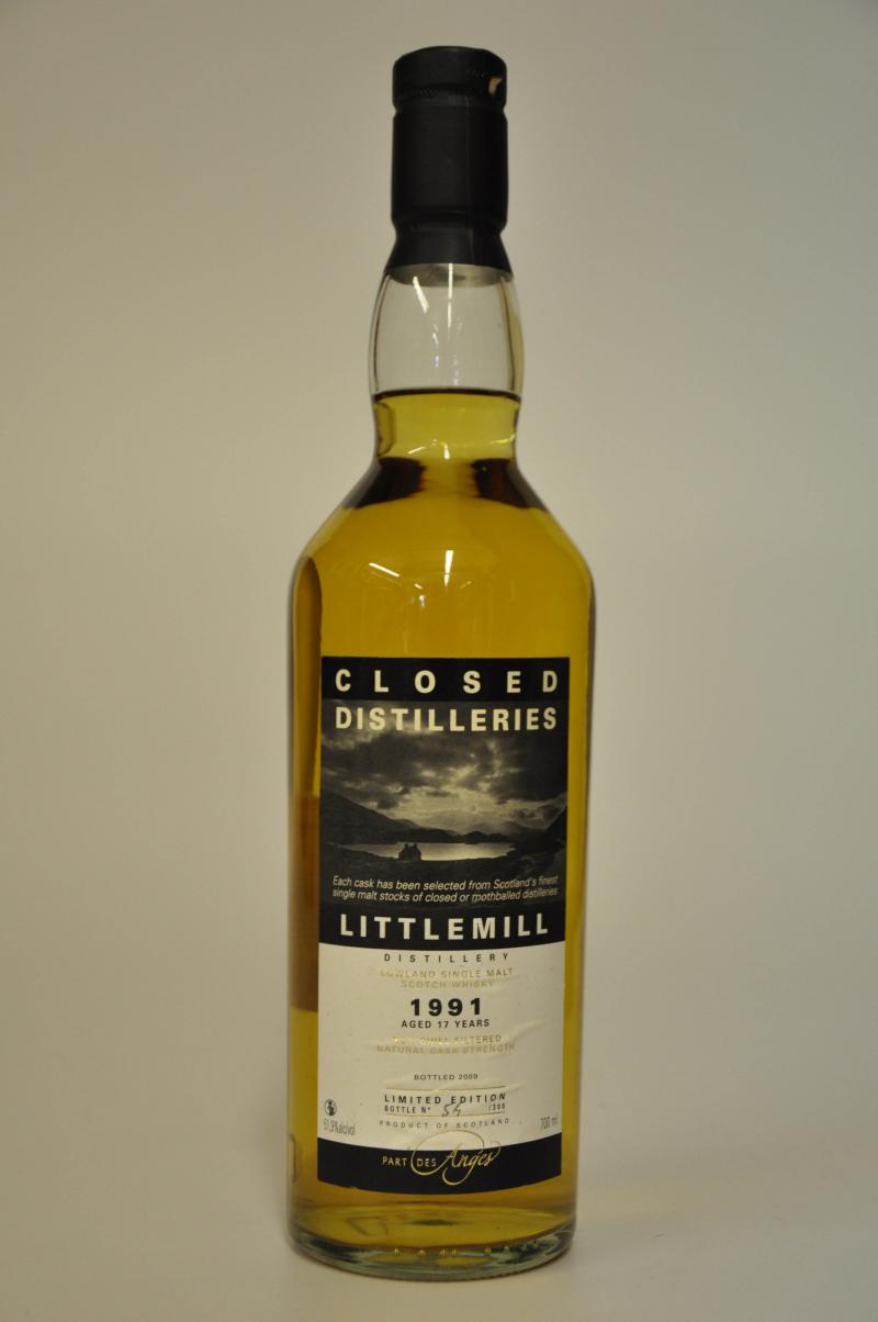 Littlemill 1991 - 17 Year Old - Part Des Anges Closed Distilleries