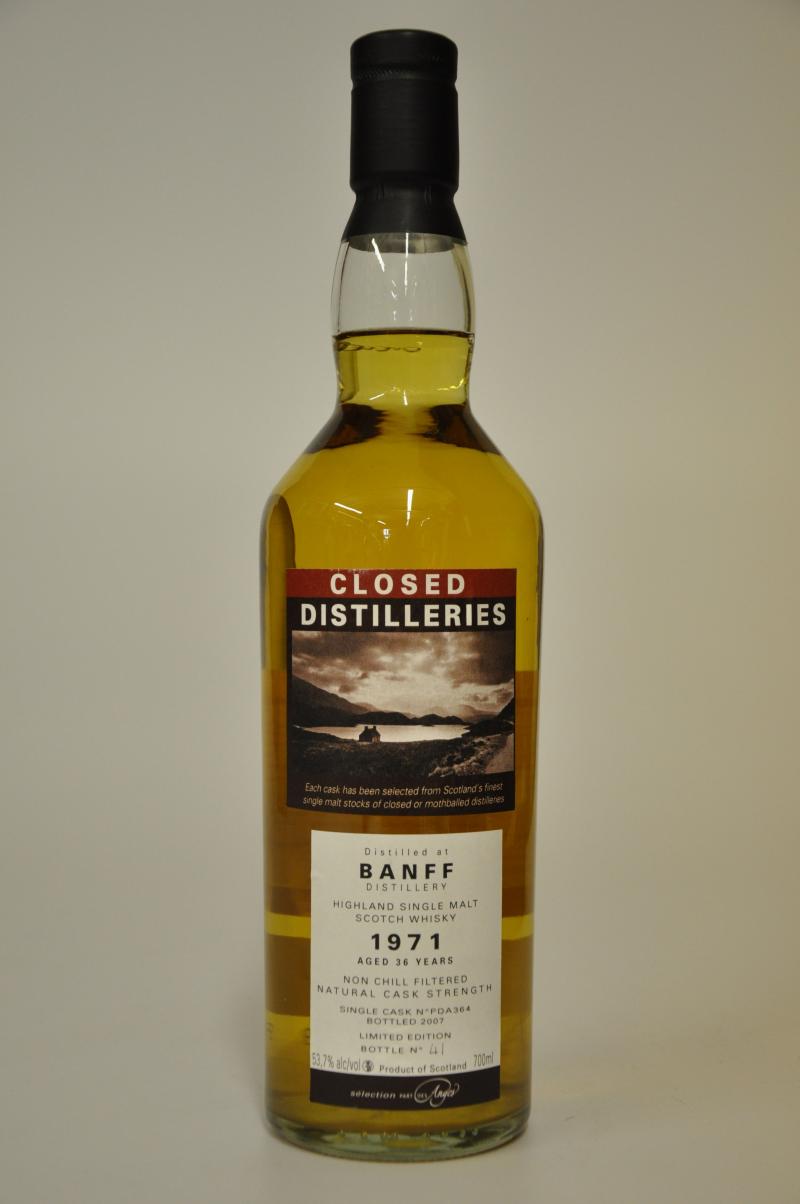 Banff 1971-2007 - 36 Year Old - Part Des Anges Closed Distilleries