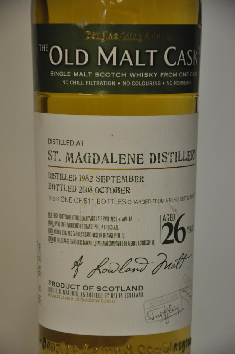 St. Magdalene 1982-2008 - 26 Year Old - Douglas Laing - Old Malt Cask