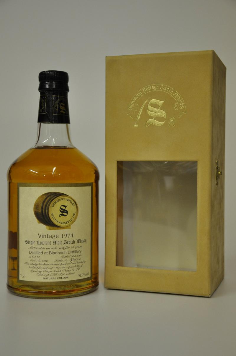 Bladnoch 1974-2000 - 26 Year Old - Signatory Vintage