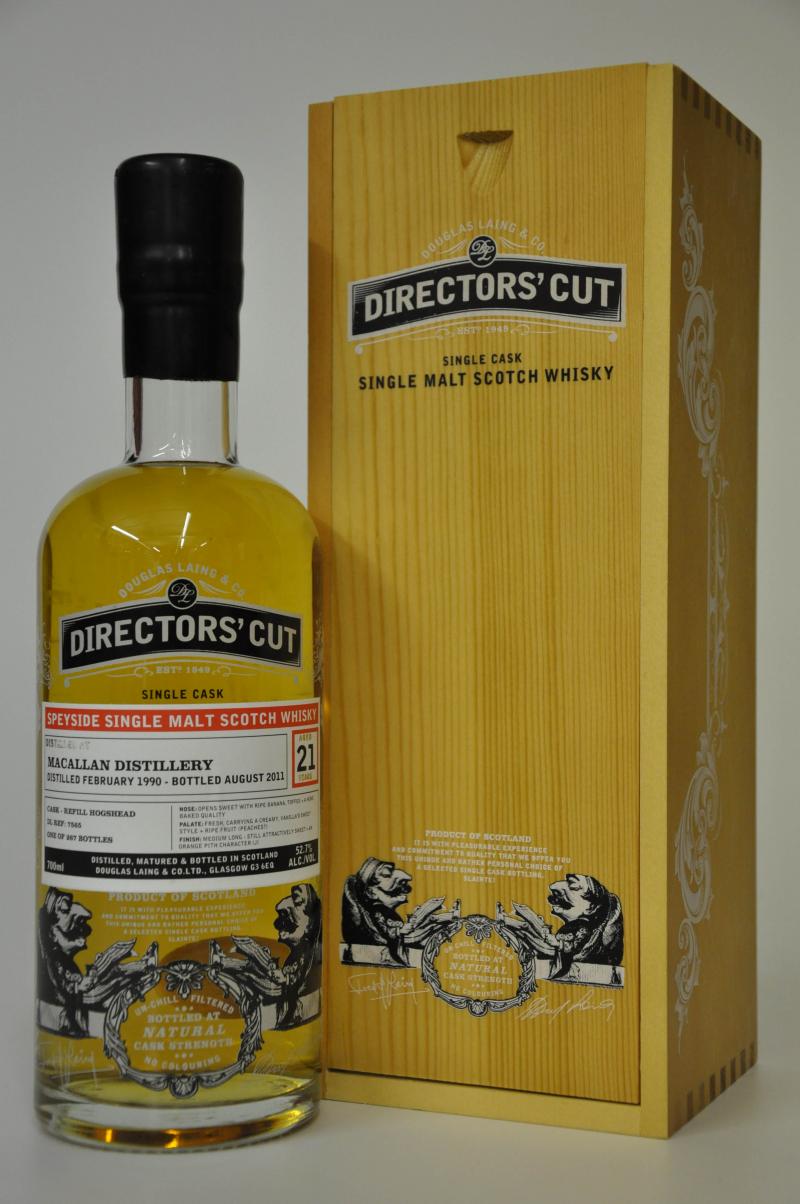 Macallan 1990-2011 - 21 Year Old - Douglas Laing - Directors Cut