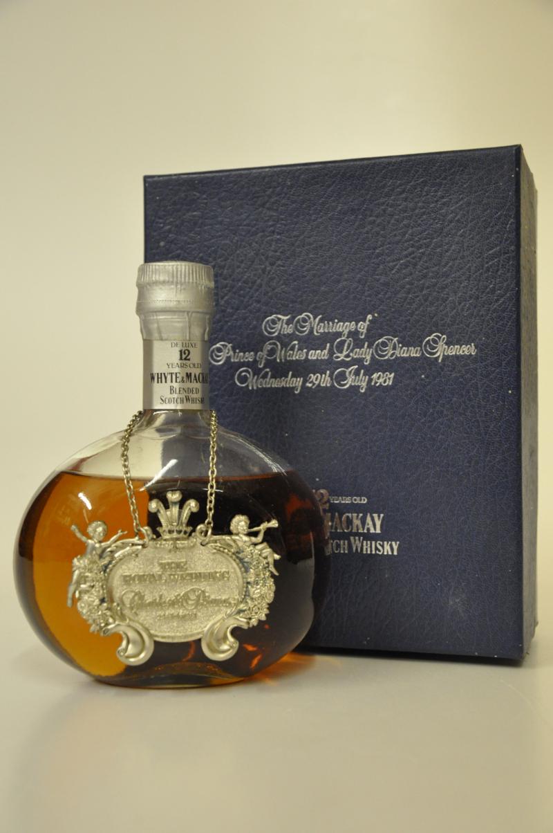 Whyte & Mackay 12 Year Old - The Royal Wedding Charles & Diana 1981