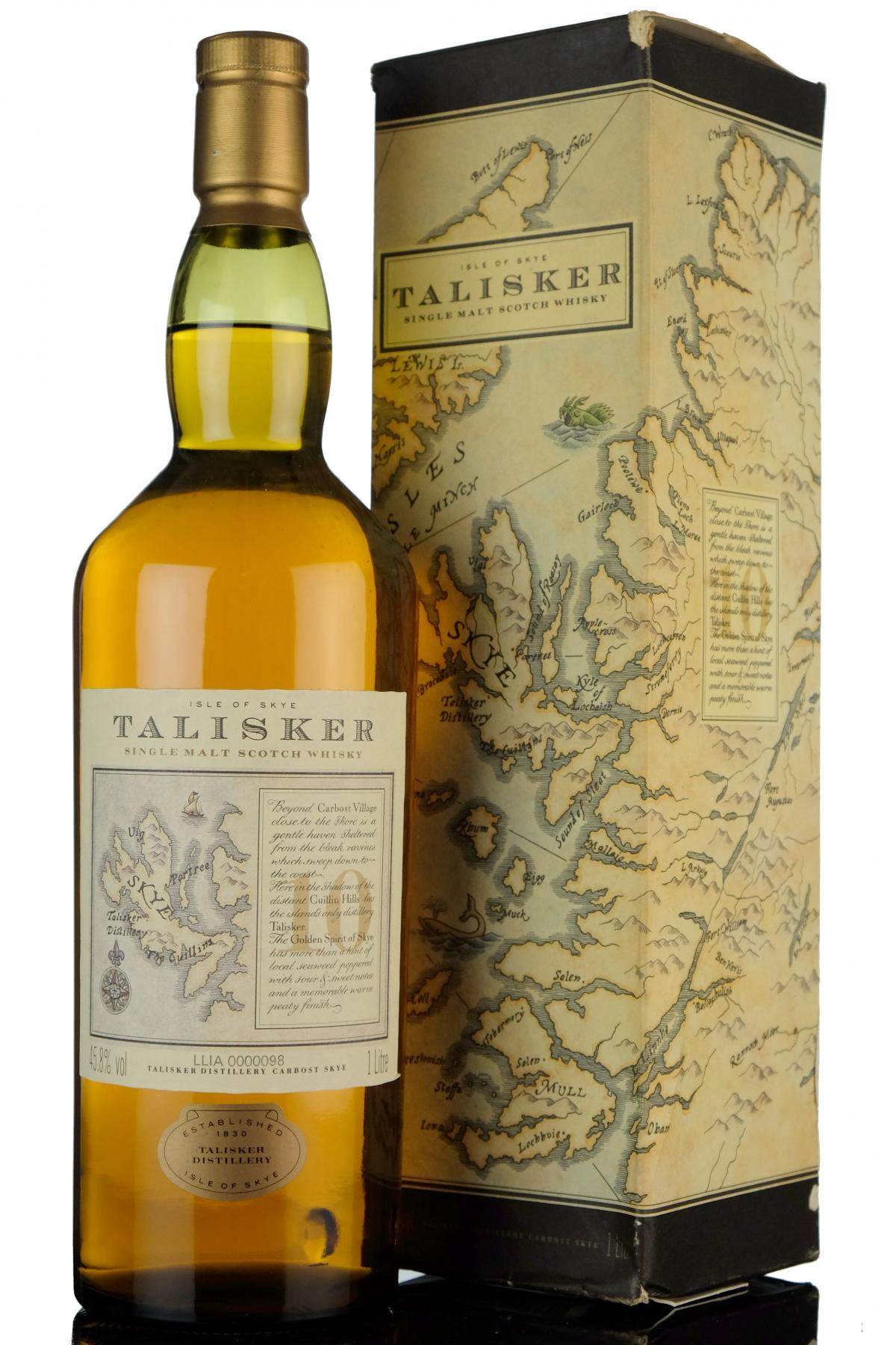 Talisker 10 Year Old - 1 Litre