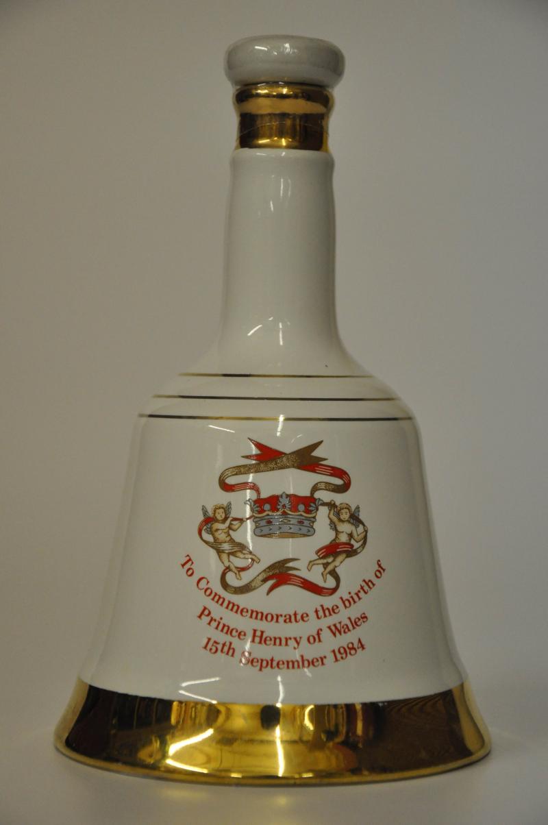 Bells Commemorate Decanter - The Birth Of Prince Henry Of Wales 1984
