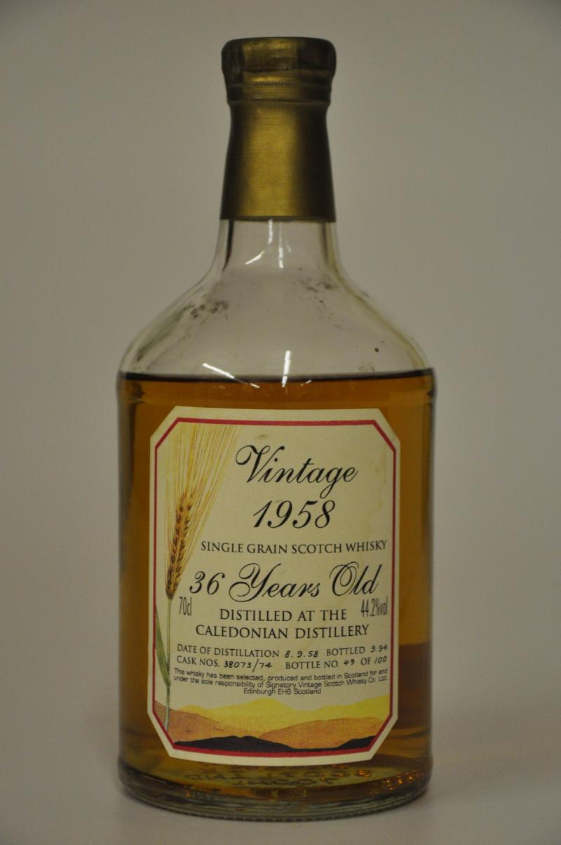 Caledonian 1958-1994 - 36 Year Old - Signatory Vintage
