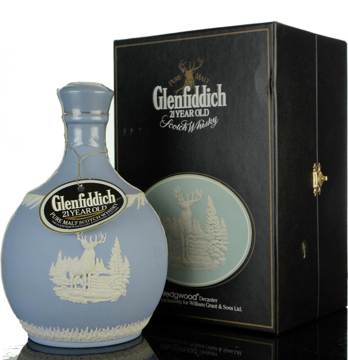 Glenfiddich 21 Year Old - Centenary Wedgwood Decanter 1987