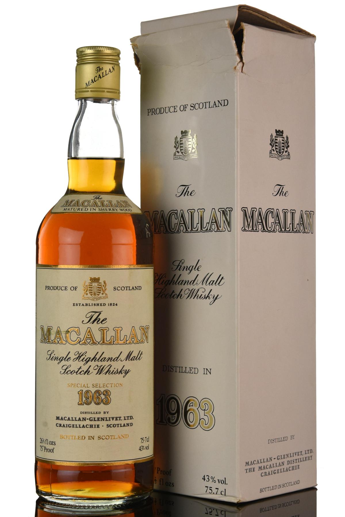 Macallan 1963 - Late 1970s