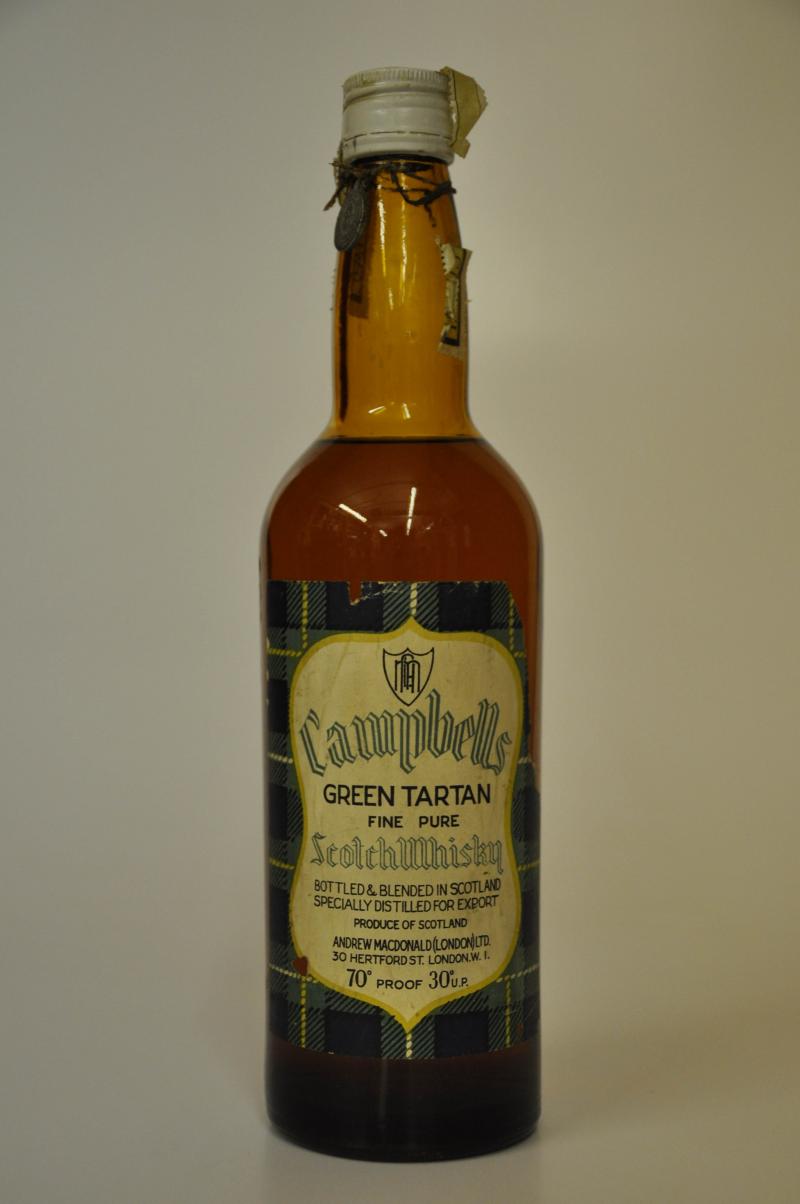 Campbells Green Tartan Blended Scotch Whisky