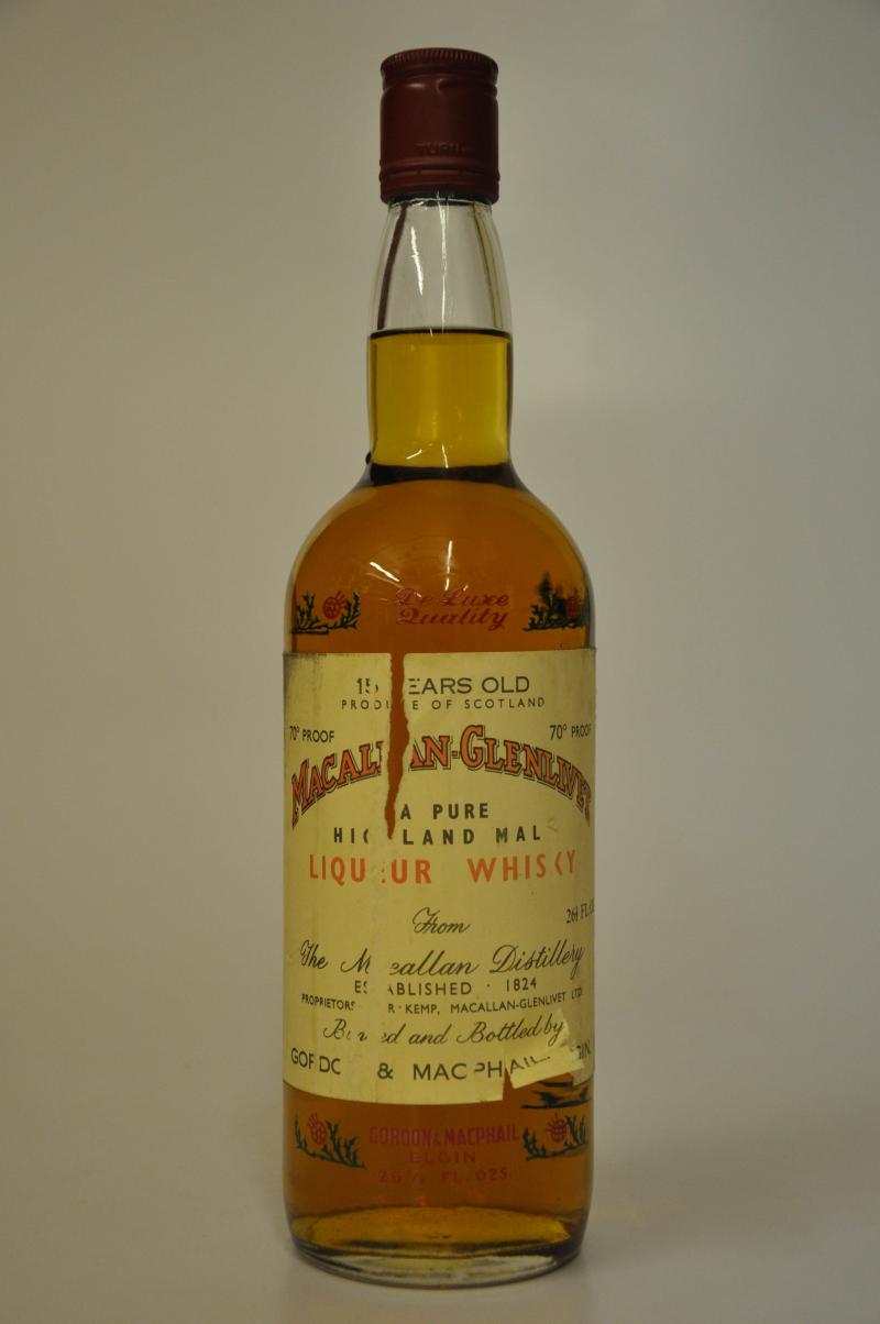 Macallan 15 Year Old - Gordon & MacPhail - 1960s