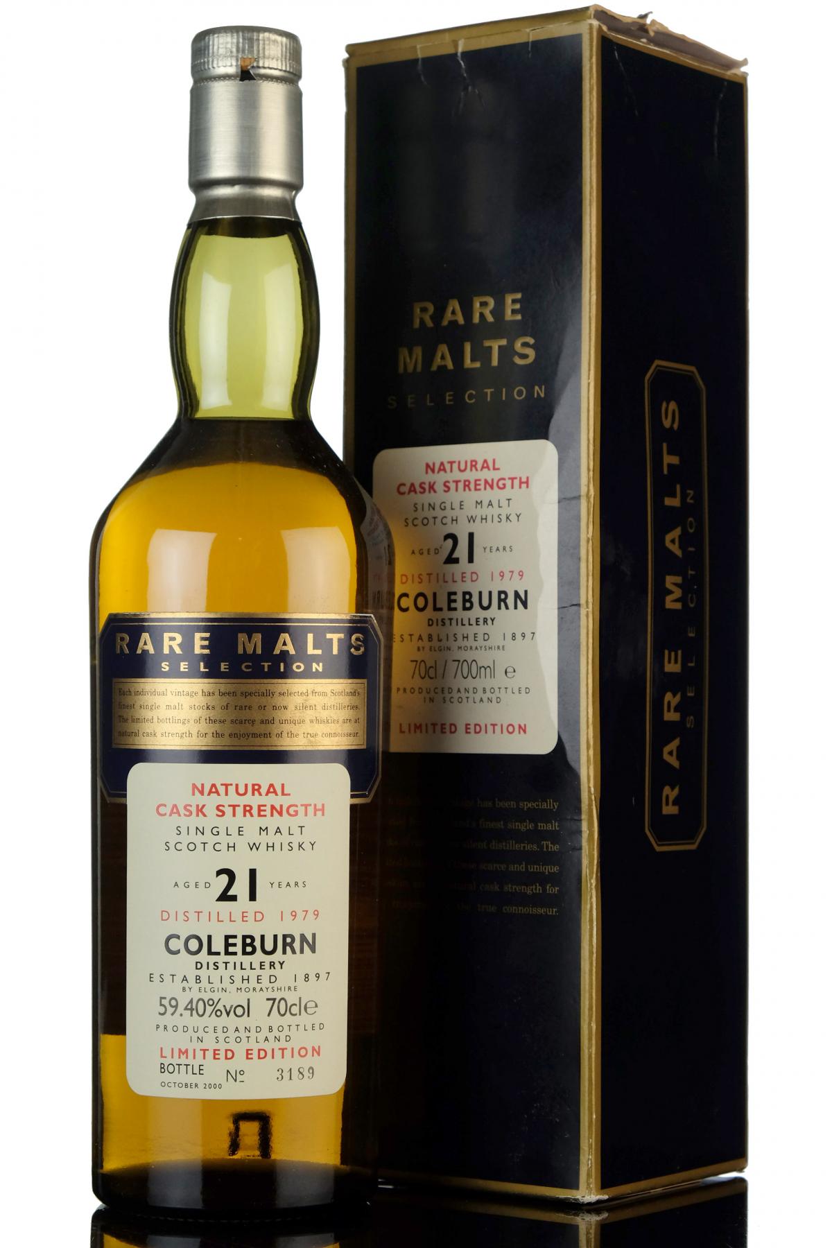 Coleburn 1979-2000 - 21 Year Old - Rare Malts 59.40%