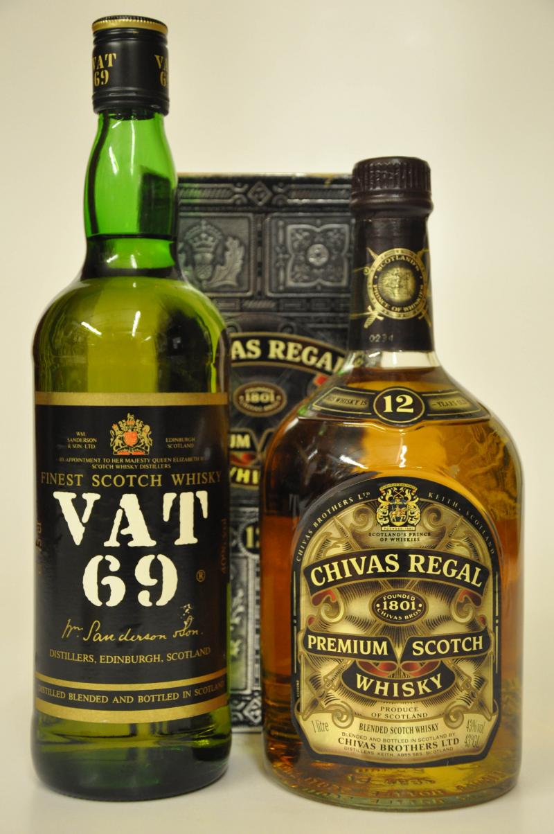 Chivas Regal 12 Year Old & VAT 69