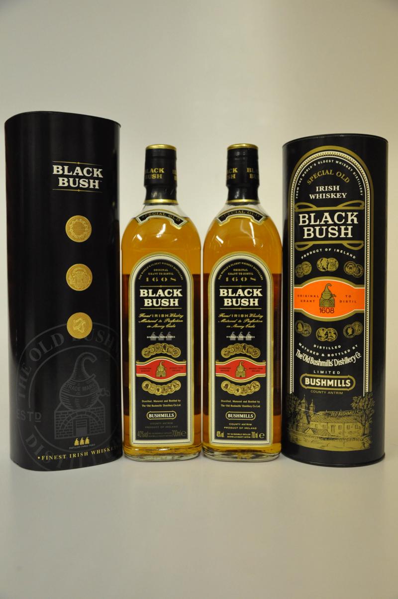2 x Black Bush Irish Whiskey