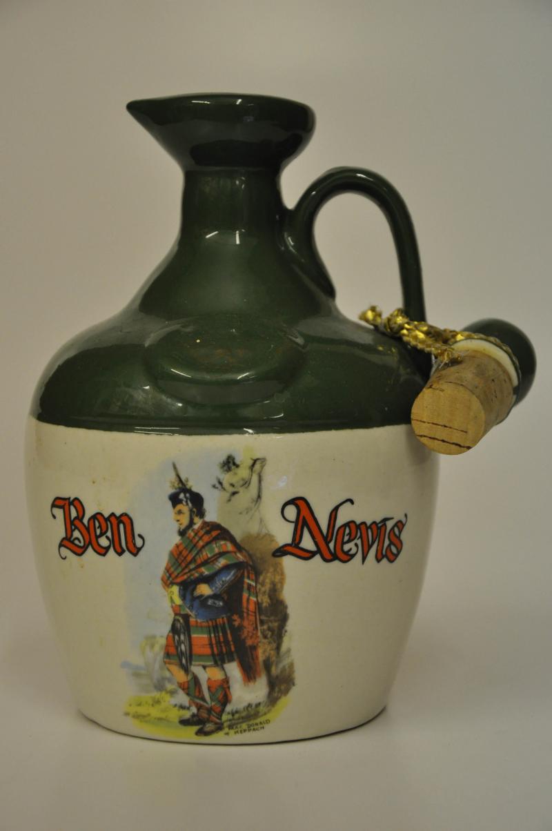 Dew of Ben Nevis - Green Ceramic Decanter