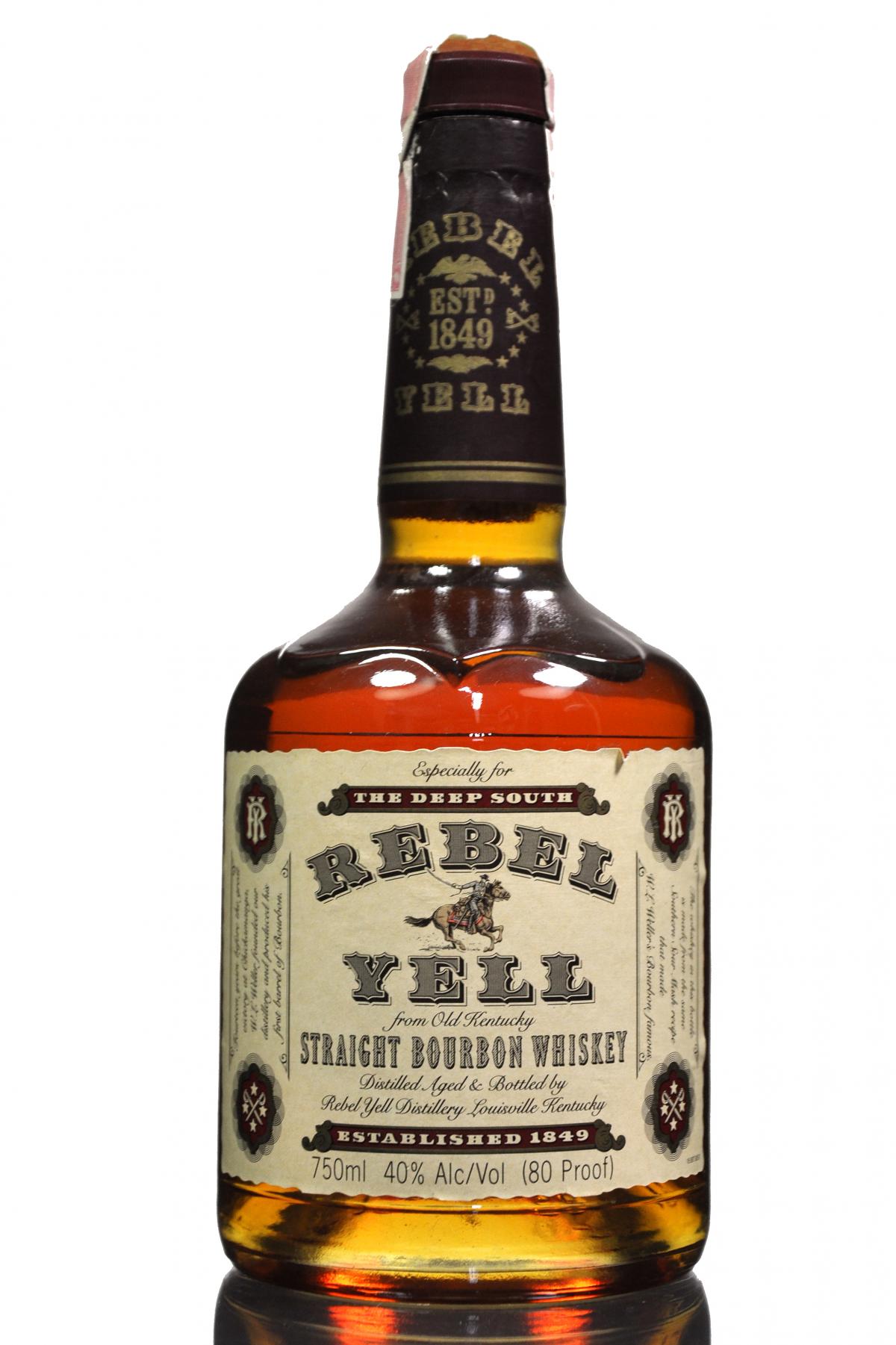 Rebel Yell Bourbon - 1990s