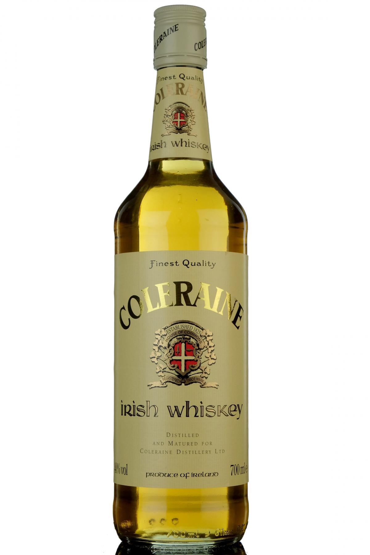 Coleraine Irish Whiskey