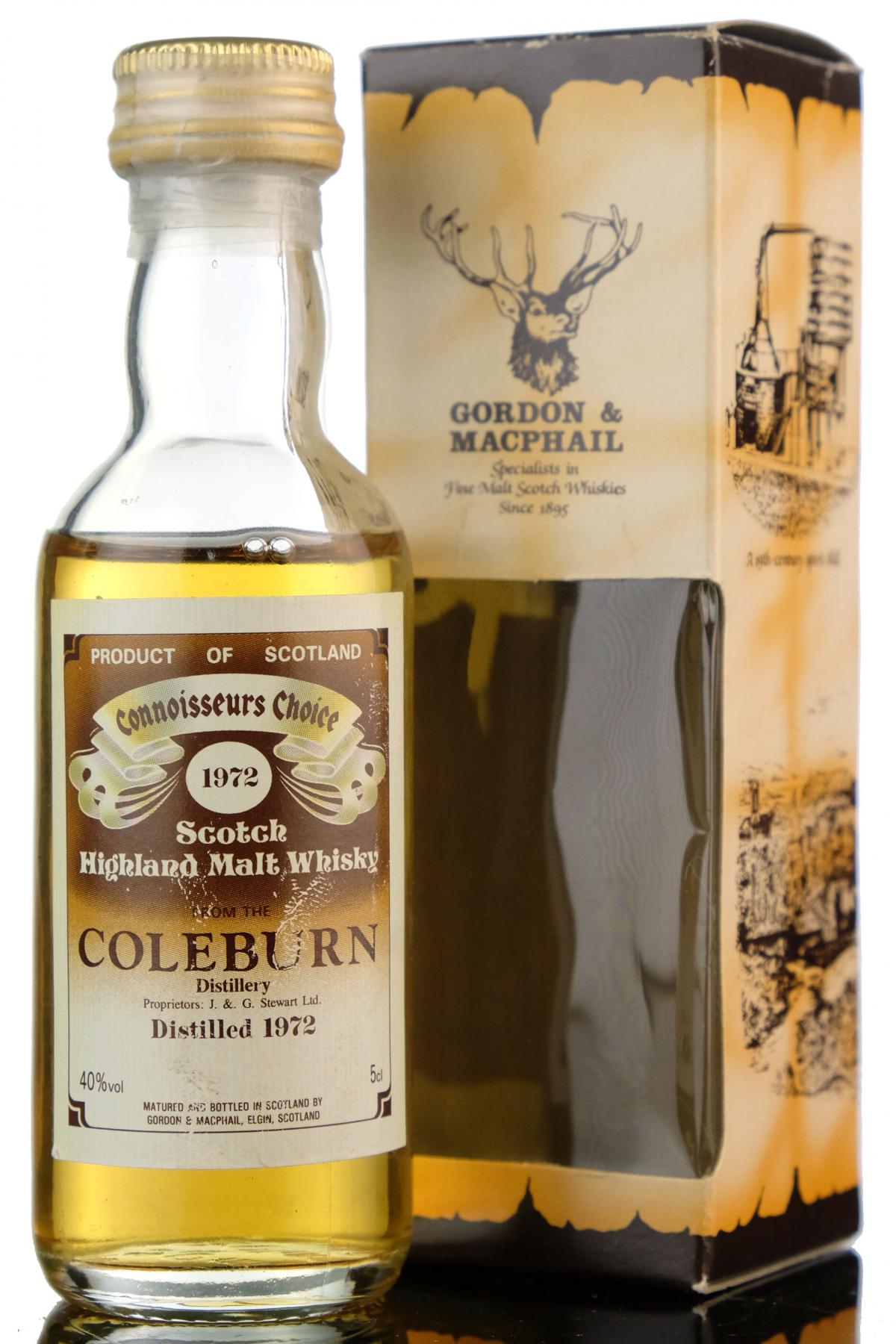 Coleburn 1972 - Connoisseurs Choice Miniature